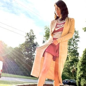 Lover + friends Davenport cardigan duster size xs